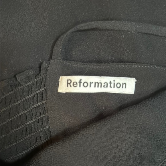 Reformation Black Midi Dress - Picture 4 of 5